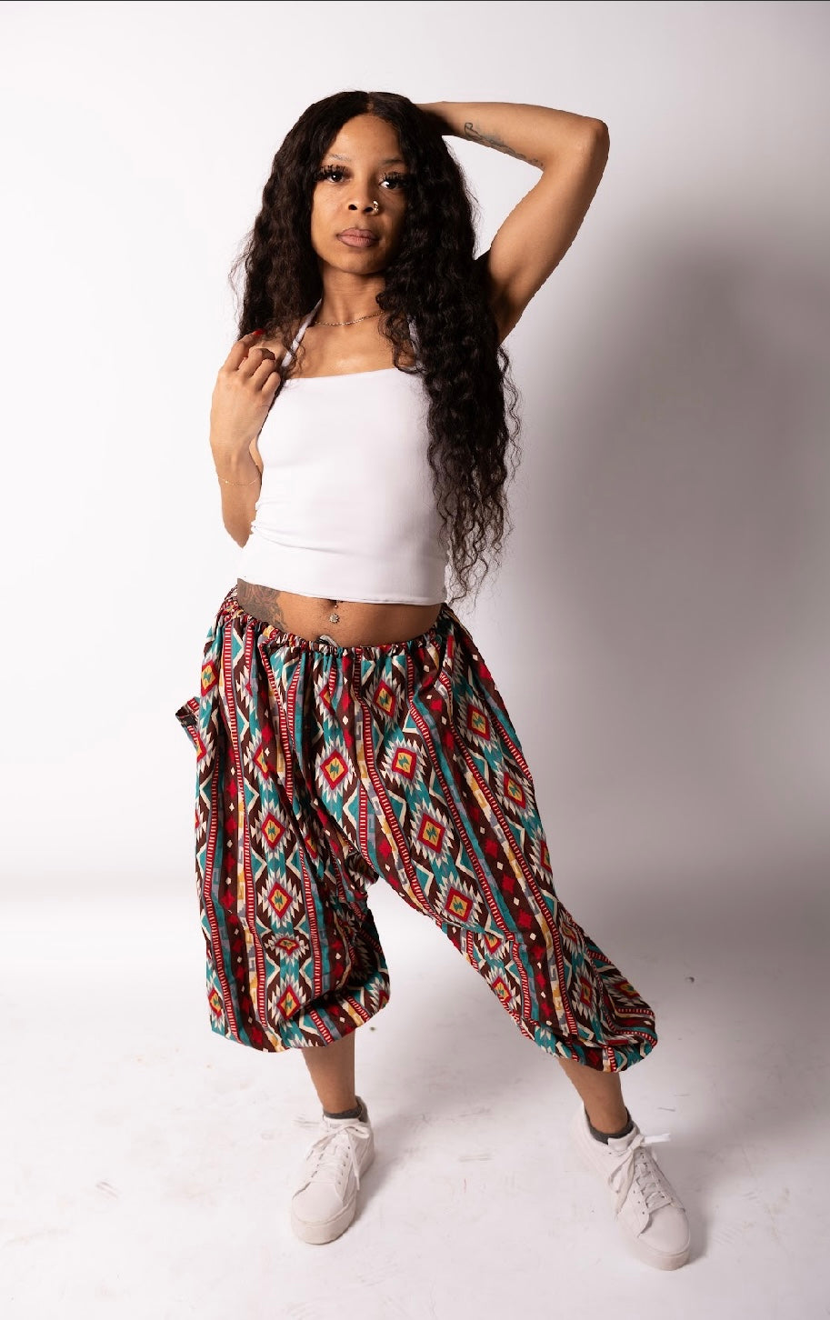 Boho Retro Aztec pants