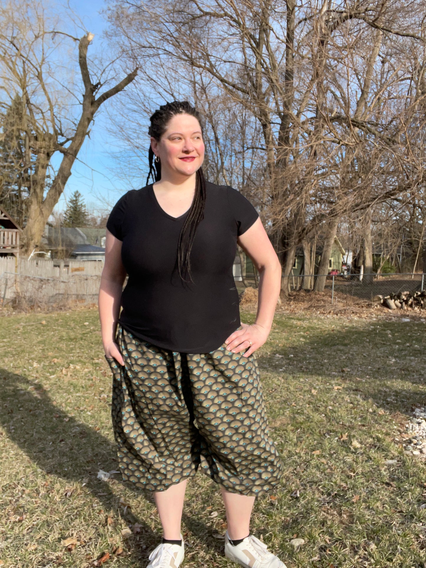 Art Deco Evil Eye pants
