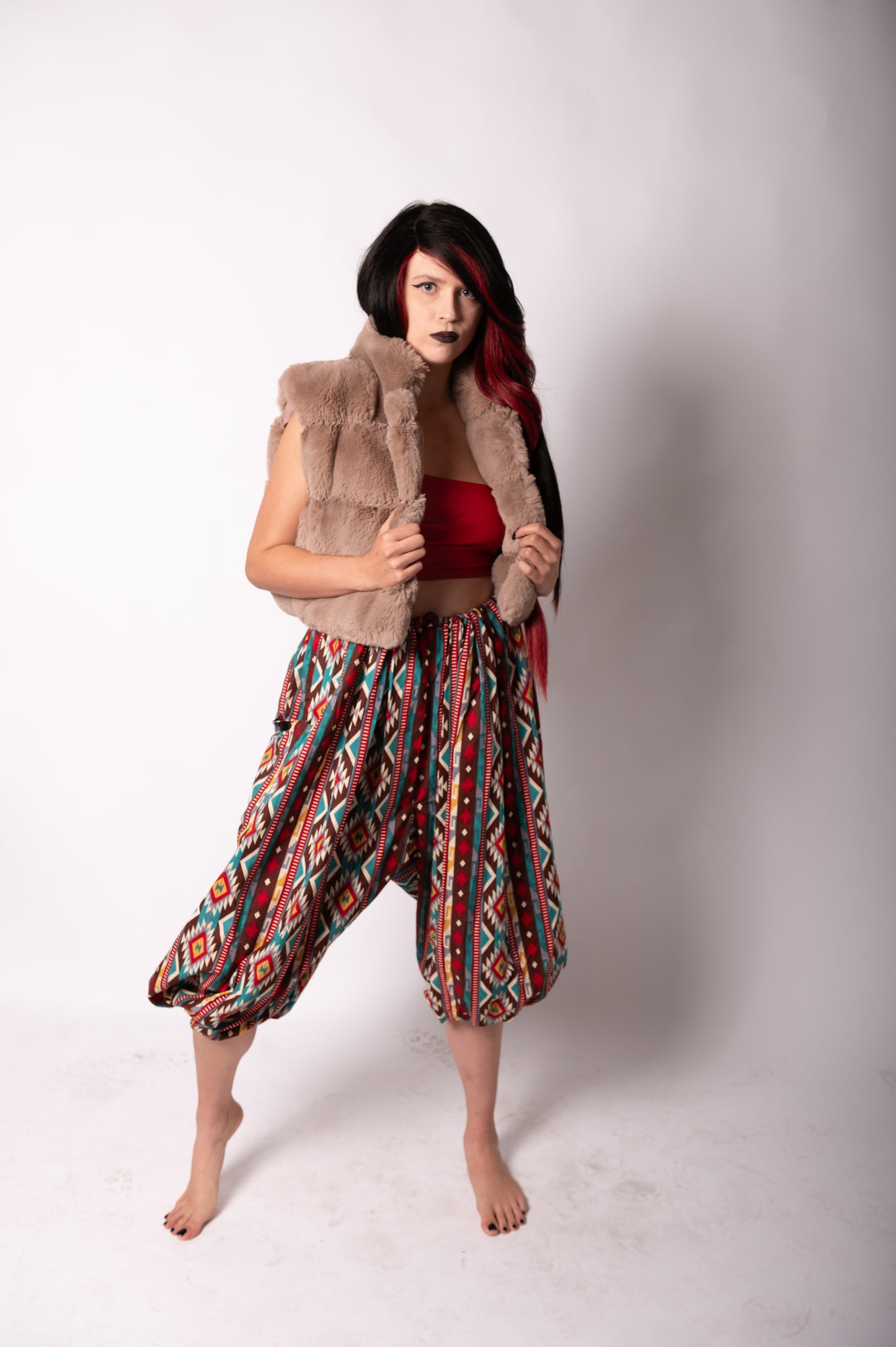 Boho Retro Aztec pants