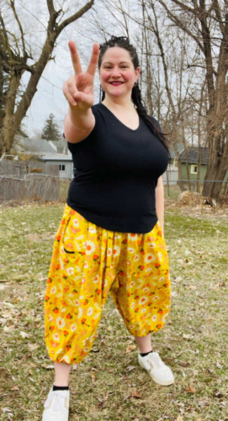Retro summer pants