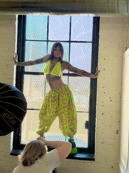 Neon Love Pants- NEW