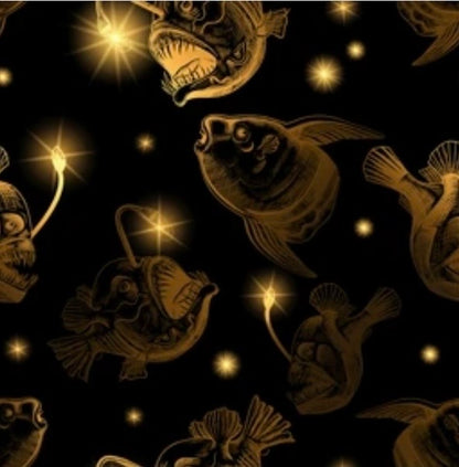 Midnight Glow Angler Fish Pants- NEW