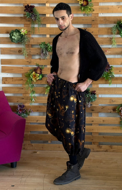 Midnight Glow Angler Fish Pants- NEW