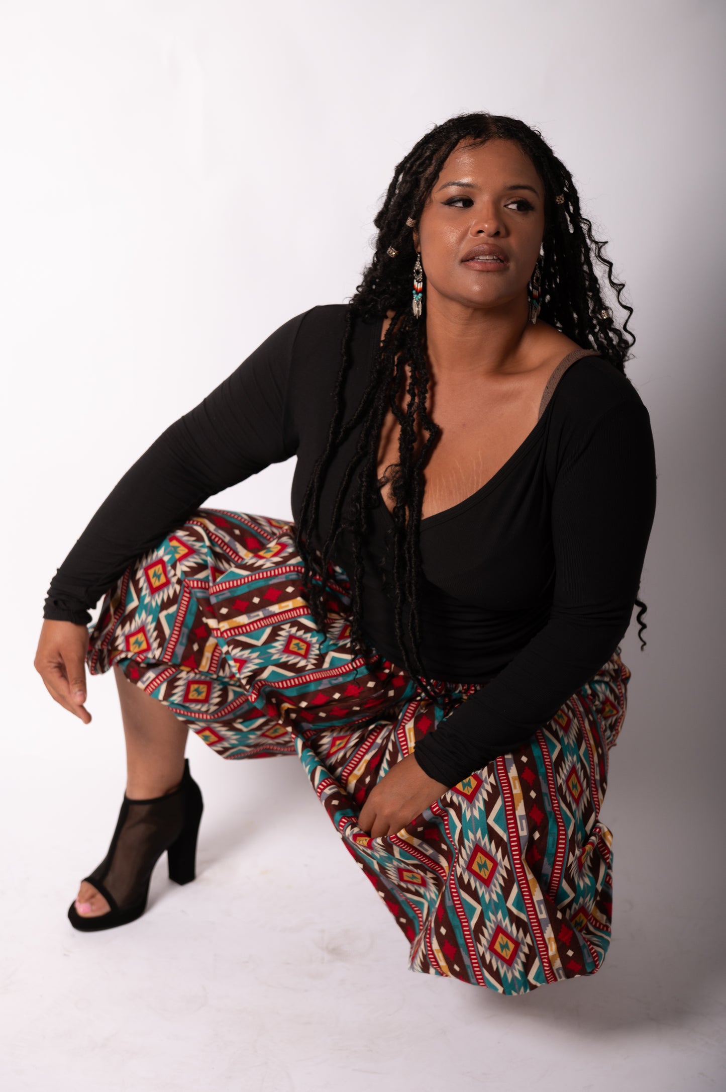 Boho Retro Aztec pants