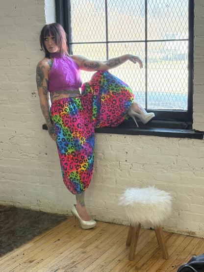 Electric Wild Leopard Pants- NEW