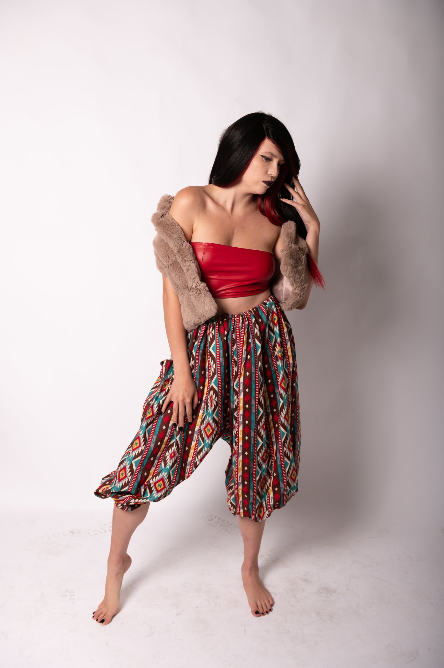 Boho Retro Aztec pants