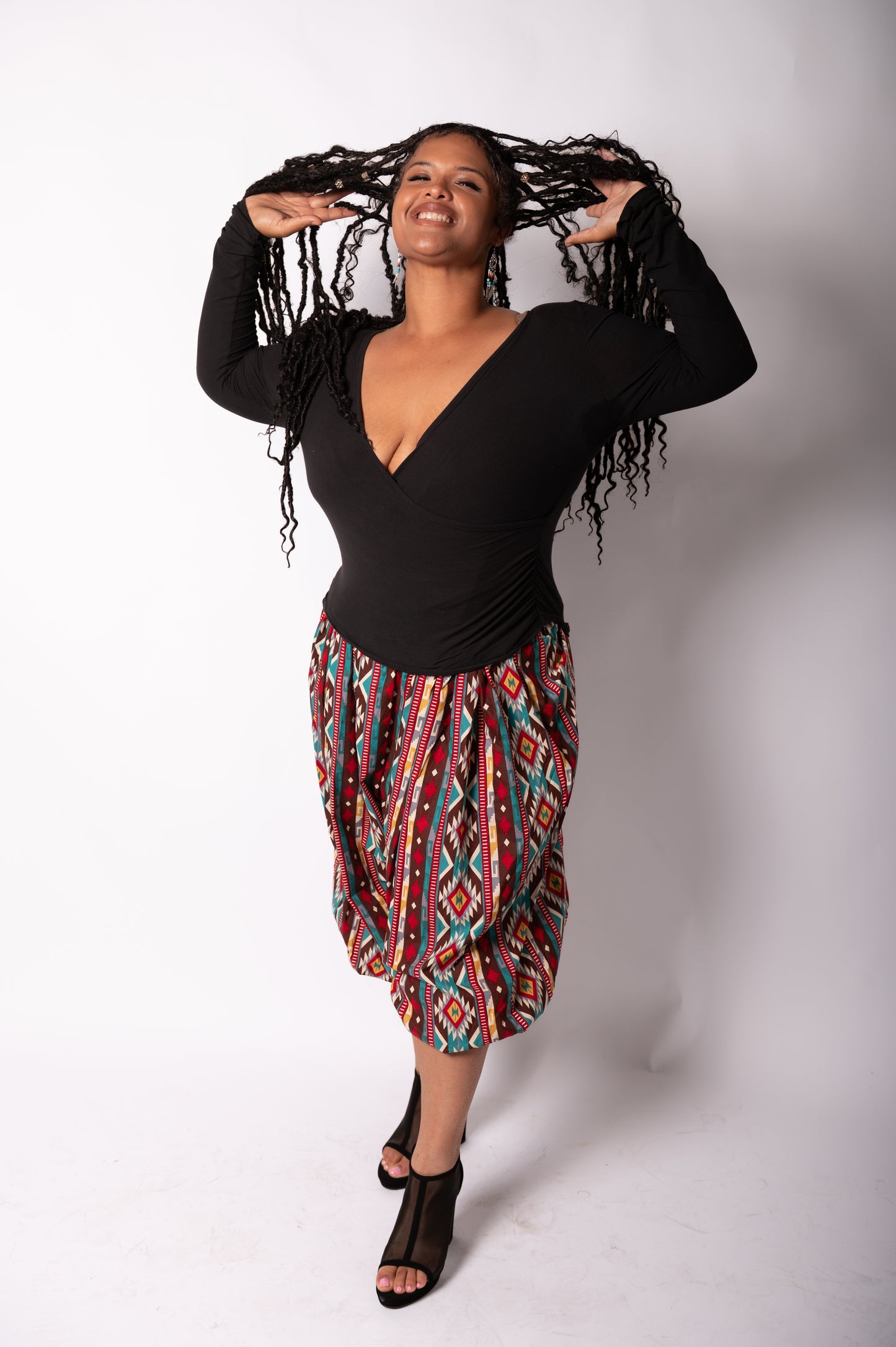 Boho Retro Aztec pants