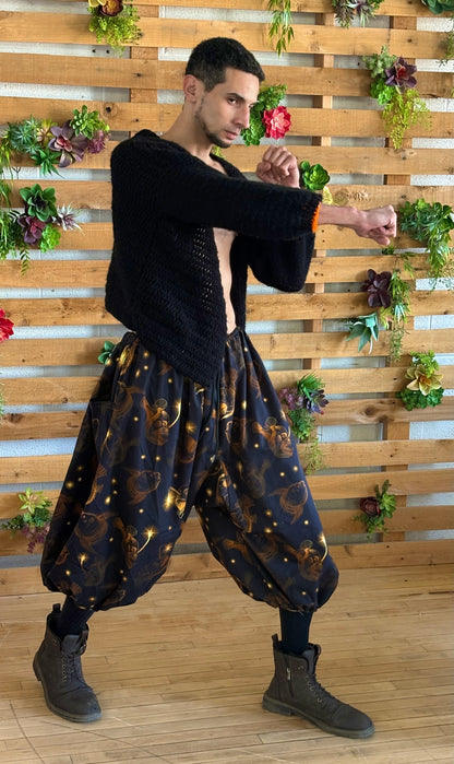 Midnight Glow Angler Fish Pants- NEW
