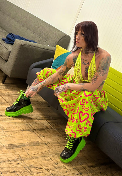 Neon Love Pants- NEW