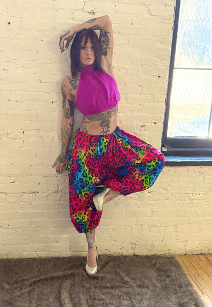 Electric Wild Leopard Pants- NEW