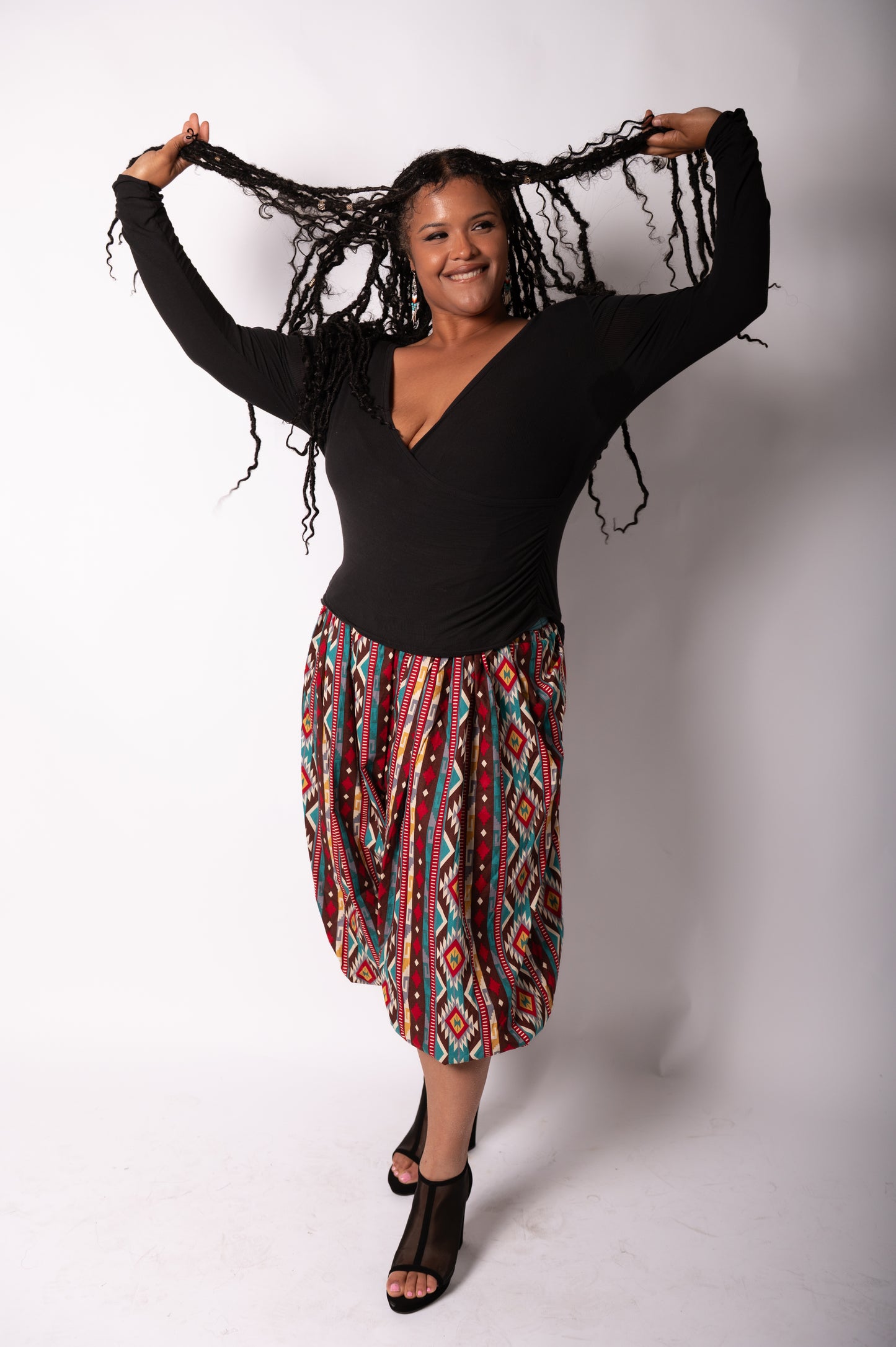 Boho Retro Aztec pants