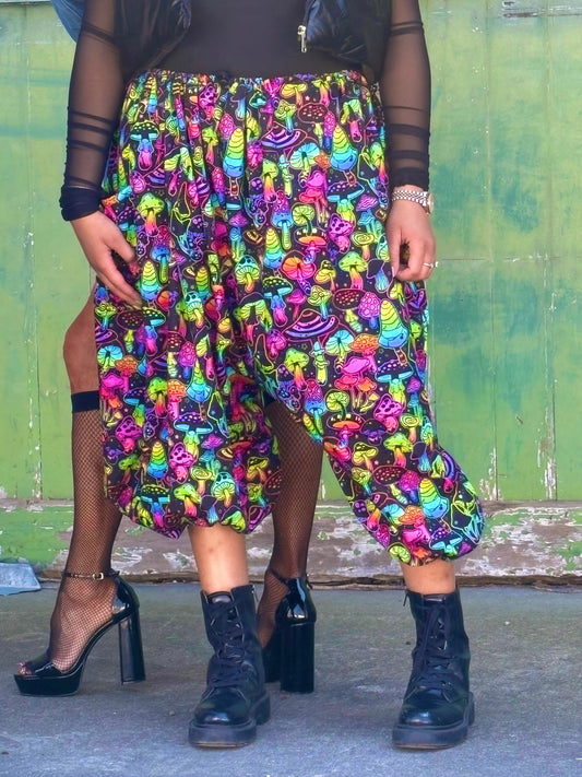 Cosmic Mushroom garden pants - NEW