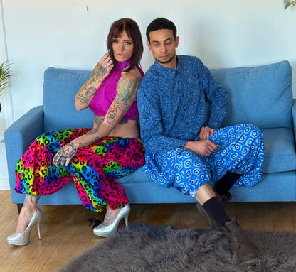 Electric Wild Leopard Pants- NEW