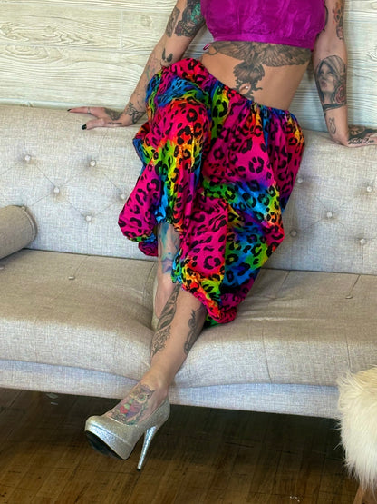Electric Wild Leopard Pants- NEW