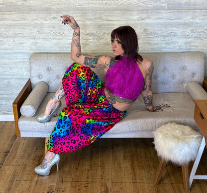 Electric Wild Leopard Pants- NEW