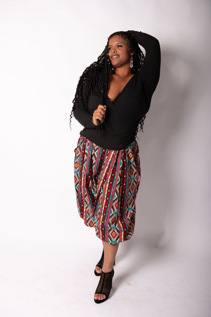 Boho Retro Aztec pants