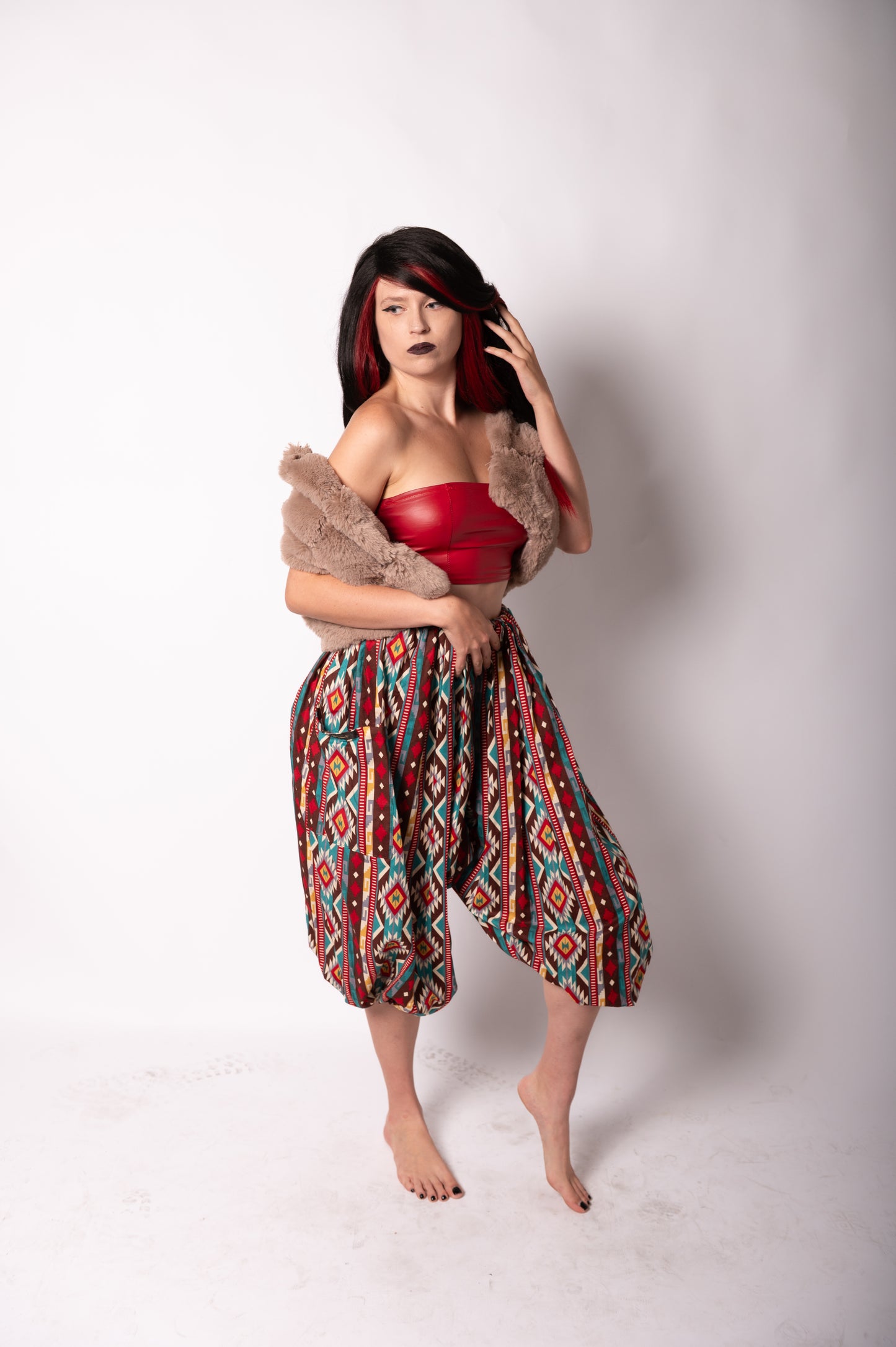 Boho Retro Aztec pants
