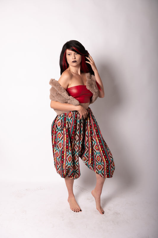 Boho Retro Aztec pants