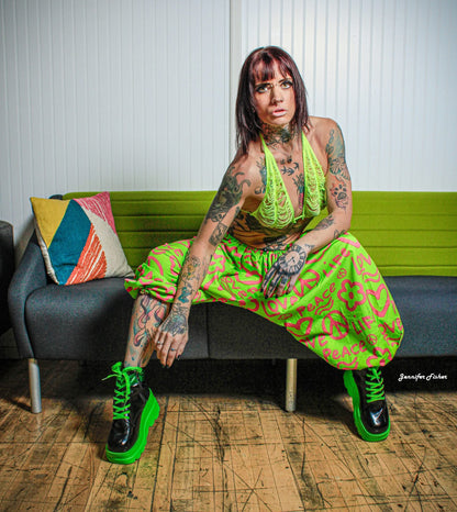 Neon Love Pants- NEW