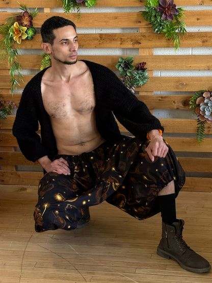Midnight Glow Angler Fish Pants- NEW