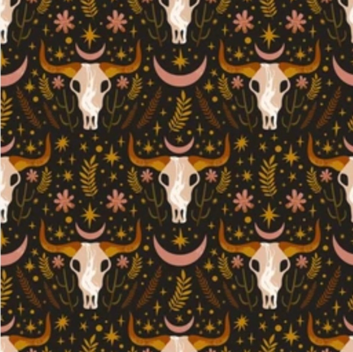Cow skull pants